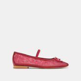 CADEL BALLET FLATS CRIMSON MESH | Dolce Vita Women