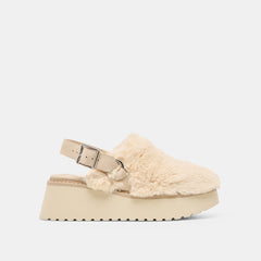 Lansy Natural Plush Flats | Dolce Vita Women