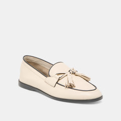 Loklan Ivory Leather Loafers | Women Dolce Vita