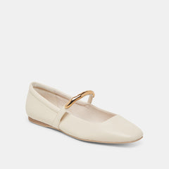 RADYA BALLET FLATS CREME LEATHER | Dolce Vita Women