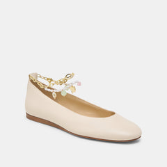 Baiden Bone Leather Ballet Flats | Dolce Vita Women