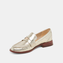 HILLY WIDE LOAFERS PLATINUM COIN | Women Dolce Vita