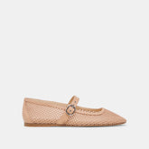 RODNI MESH BALLET FLATS LIGHT TAN WOVEN MESH | Dolce Vita Women