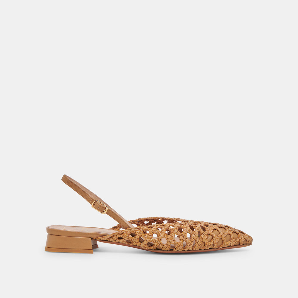CYNDI FLATS NATURAL WOVEN | Dolce Vita Women