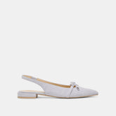 PAYGE FLATS DUSTY BLUE SUEDE | Women Dolce Vita