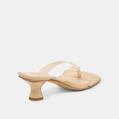Brevel Vinyl Praline Jelly Heels | Women Dolce Vita