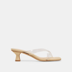 Brevel Vinyl Crystal Jelly Heels | Dolce Vita Women