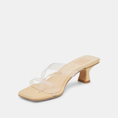 Brevel Vinyl Crystal Jelly Heels | Dolce Vita Women