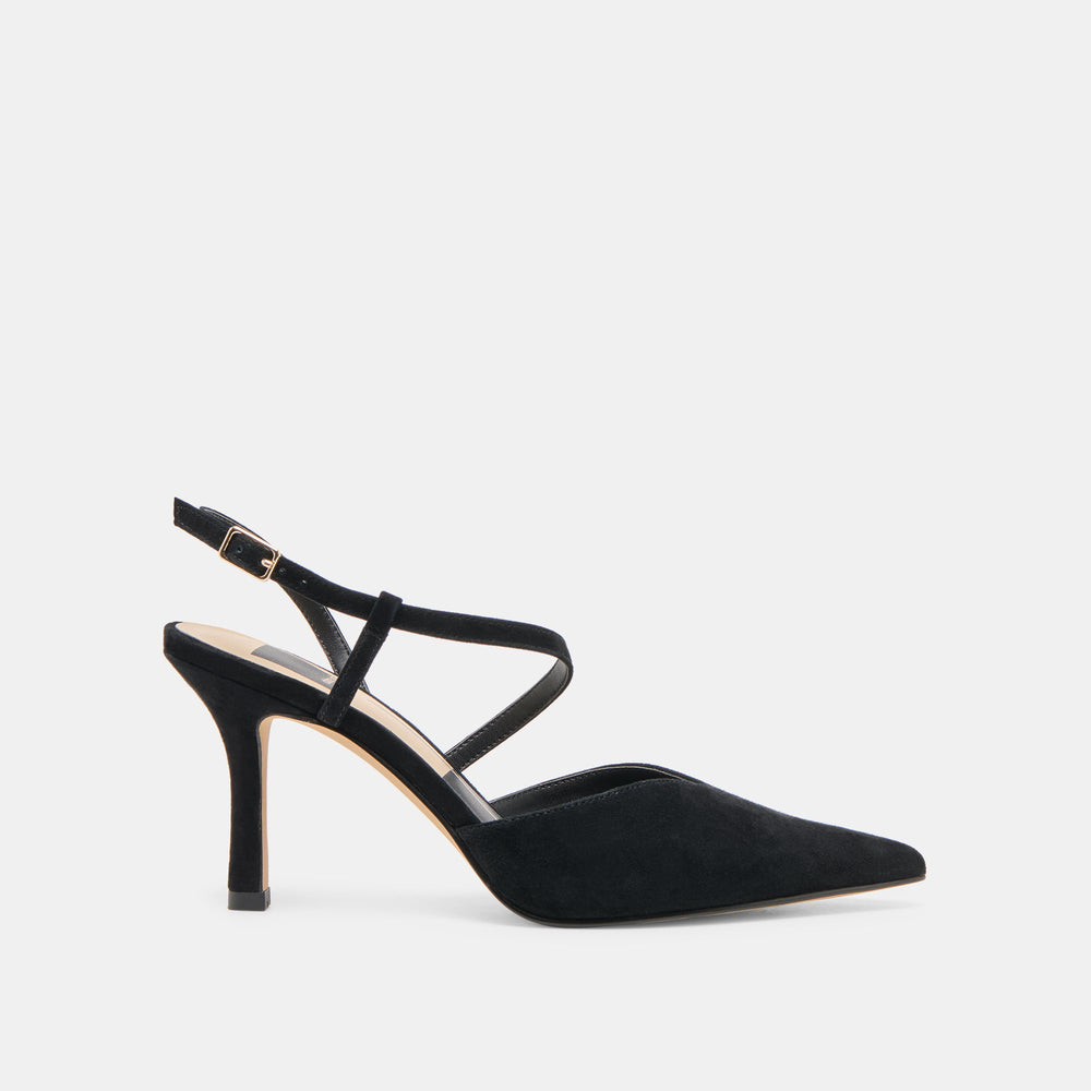 Kamra Onyx Suede Heels | Dolce Vita Women