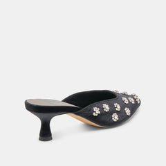 Clara Nero Velvet Heels | Women Dolce Vita