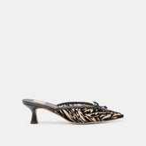 Cleo Zebra Velvet Mesh Heels | Dolce Vita Women