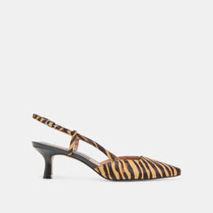 Odela Tiger Calf Hair Heels | Women Dolce Vita