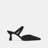 Linore Onyx Suede Heels | Women Dolce Vita