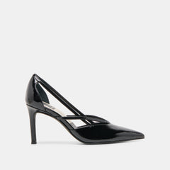 Kaine Midnight Crinkle Patent Leather Heels | Dolce Vita Women