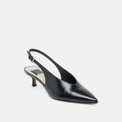 ALENNA HEELS MIDNIGHT CRINKLE PATENT | Women Dolce Vita