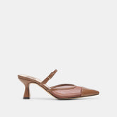 Loyd Espresso Mesh Heels | Women Dolce Vita