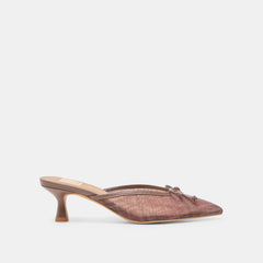 Cleo Cognac Plaid Mesh Heels | Dolce Vita Women