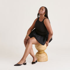 Carel Onyx Satin Heels | Women Dolce Vita