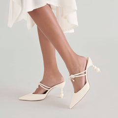 Klaire True White Leather Heels | Dolce Vita Women