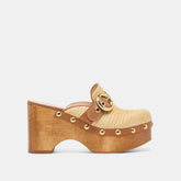 Debrah Lt Natural Raffia Clogs | Dolce Vita Women