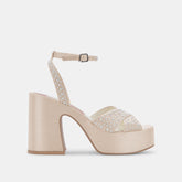 WESSI PEARL HEELS VANILLA PEARLS | Dolce Vita Women