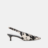 Alenna Black White Taurus Calf Hair Heels | Dolce Vita Women