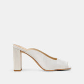 Sabela Off White Satin Heels | Women Dolce Vita