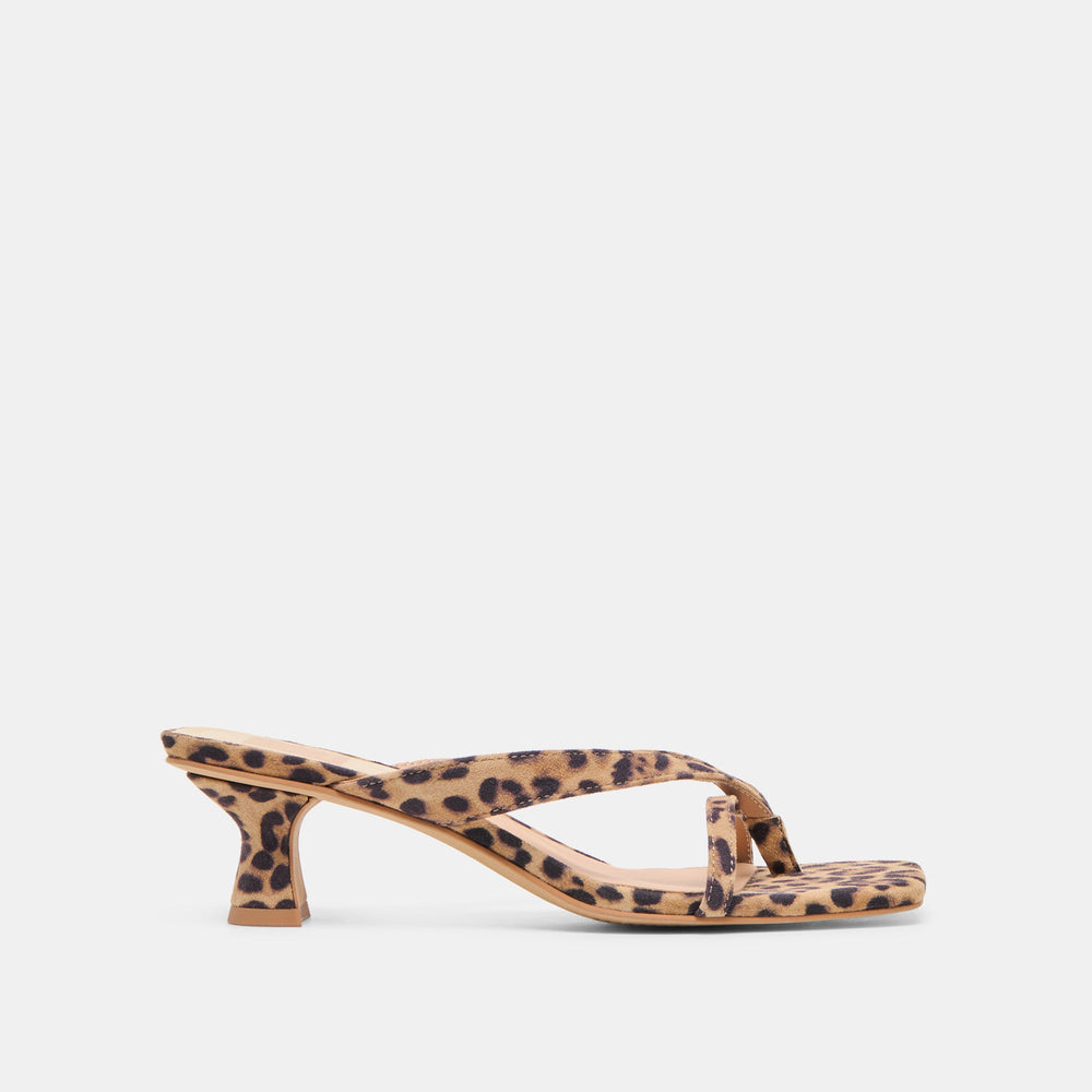 Brevel Dk Leopard Printed Suede Heels | Women Dolce Vita