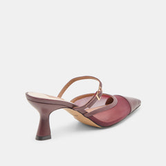 Loyd Burgundy Mesh Heels | Dolce Vita Women