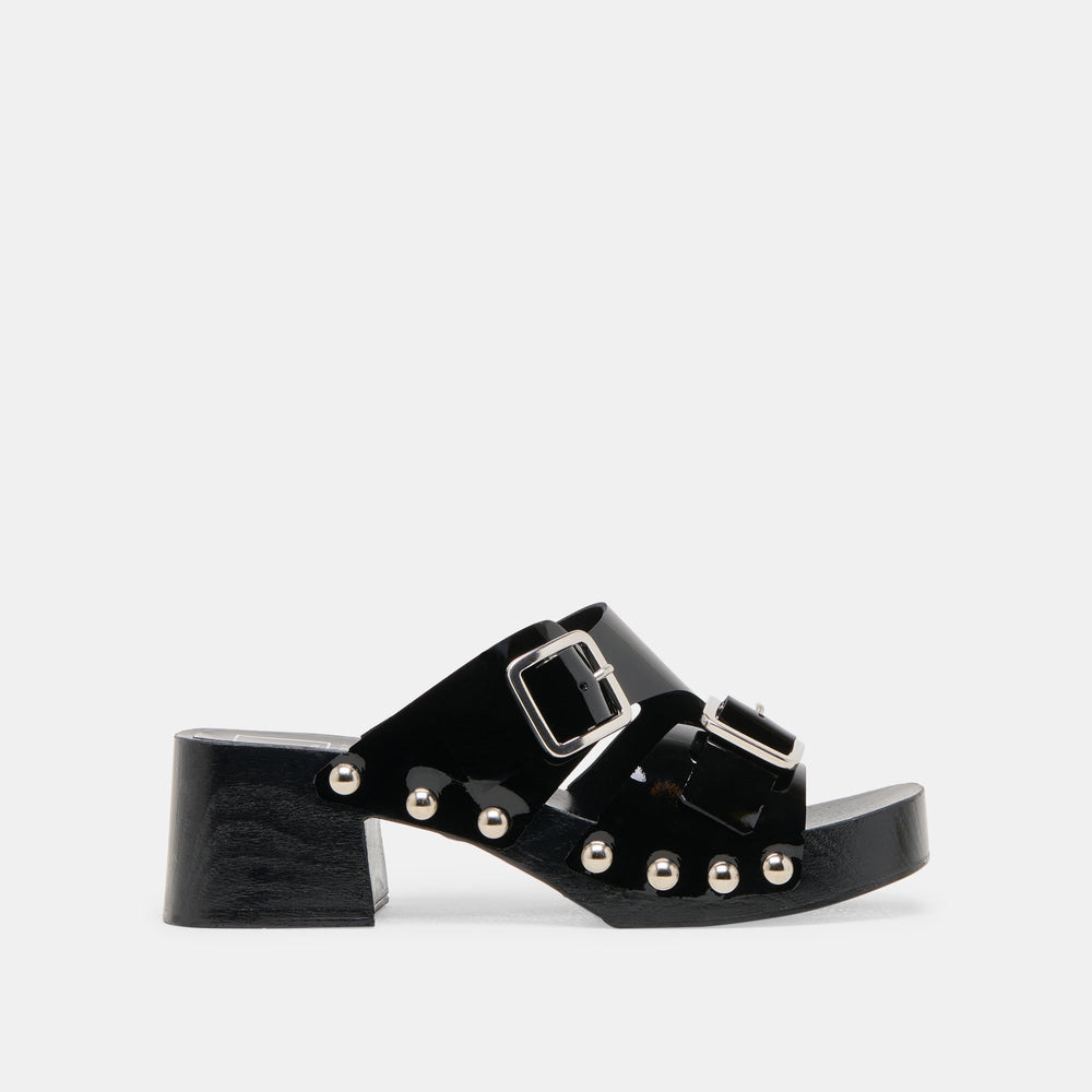 Melody Black Leather Heels | Women Dolce Vita