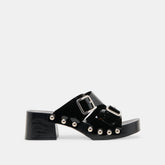 Melody Black Leather Heels | Women Dolce Vita