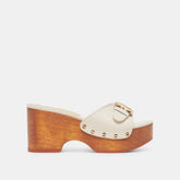 YALAH HEELS OFF WHITE LEATHER | Dolce Vita Women