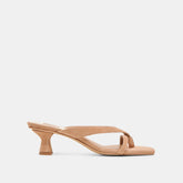 Brevel Toffee Suede Heels | Women Dolce Vita