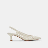 OLYMPA HEELS WHITE STELLA | Women Dolce Vita