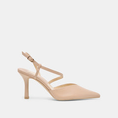 Kamra Beige Leather Heels | Dolce Vita Women