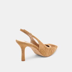 Keira Lt Brown Suede Heels | Dolce Vita Women