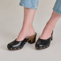 CAMYN HEELS BLACK LEATHER | Dolce Vita Women