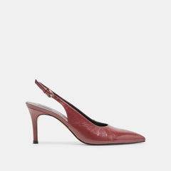 Elasi Oxblood Crinkle Heels | Dolce Vita Women