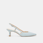 Odela Ice Blue Leather Heels | Dolce Vita Women