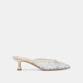 Cleo Blue Floral Mesh Heels | Women Dolce Vita