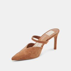 KANIKA HEELS PECAN SUEDE | Women Dolce Vita