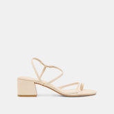 Trini Creme Leather Heels | Women Dolce Vita