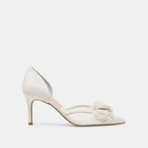 Evelin White Mesh Heels | Women Dolce Vita