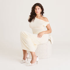 Evelin White Mesh Heels | Women Dolce Vita