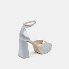 PANDRO HEELS LIGHT BLUE SATIN | Dolce Vita Women