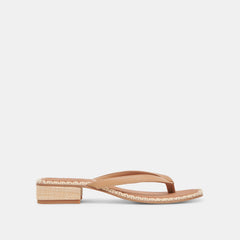 BARTY SANDALS LIGHT TAN LEATHER | Women Dolce Vita