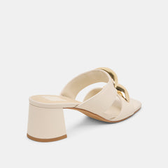 Barnet Bone Leather Heels | Women Dolce Vita