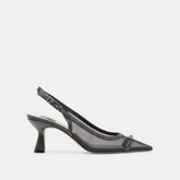 Lorine Onyx Mesh Heels | Dolce Vita Women