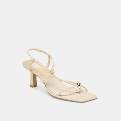 Mylee Creme Leather Heels | Dolce Vita Women