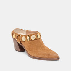 Kanyon Brown Suede Heels | Women Dolce Vita